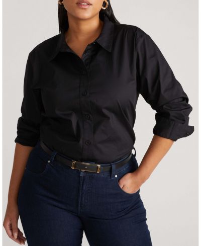Женская рубашка Universal Standard The Artist из поплина, Plus Size