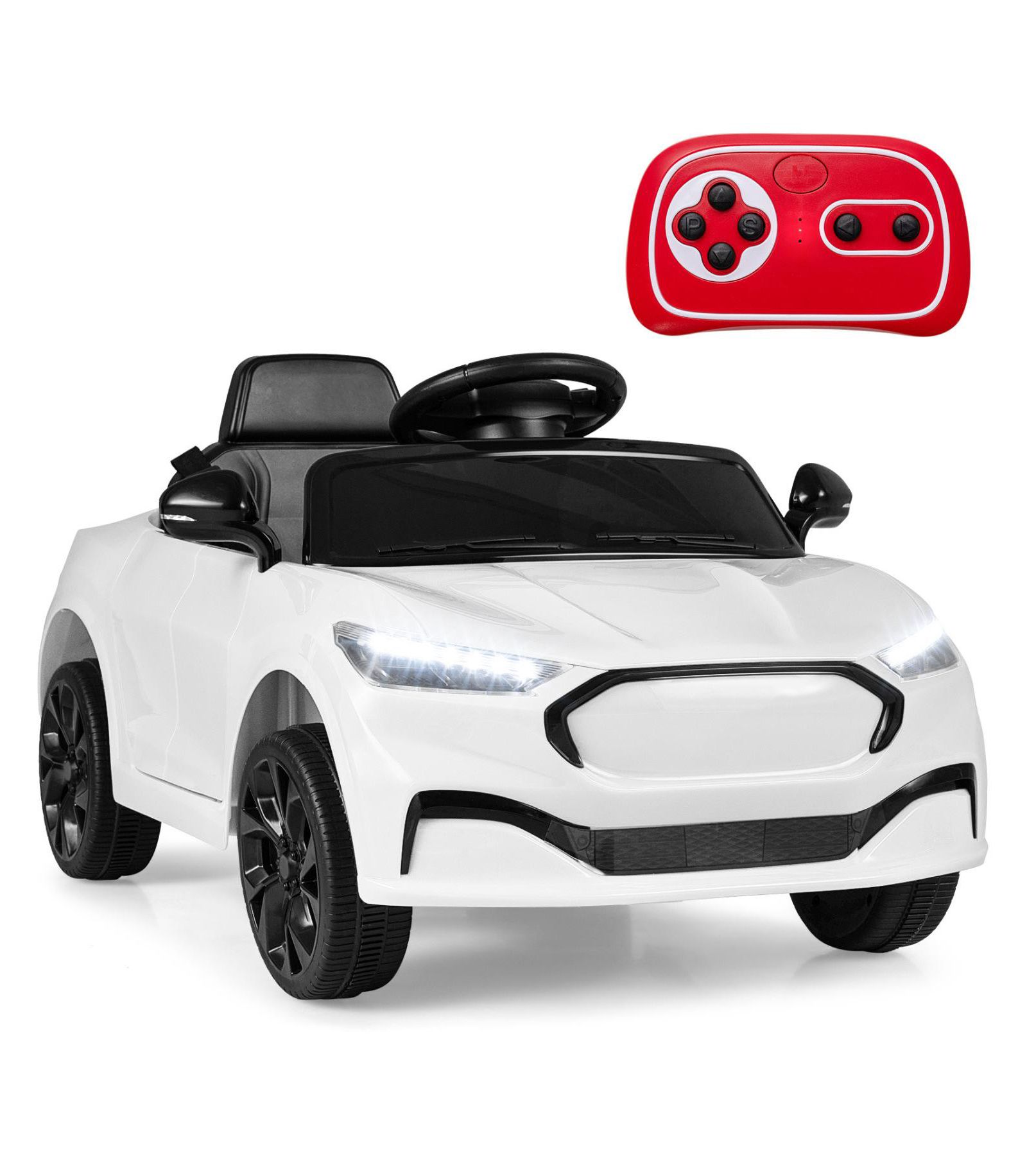 Детская машина на аккумуляторе Slickblue 12V с пультом управления и сигналом