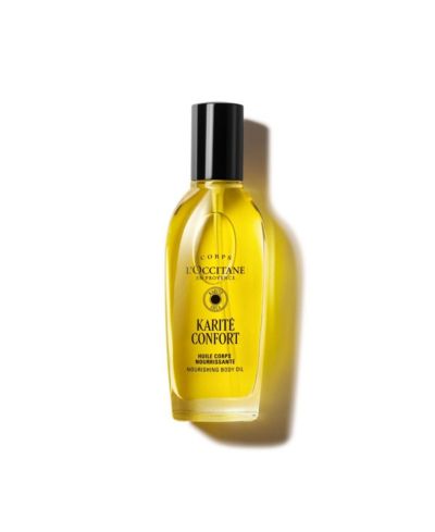 L'Occitane, питательное масло для тела Karite Confort, 3.30 fl oz