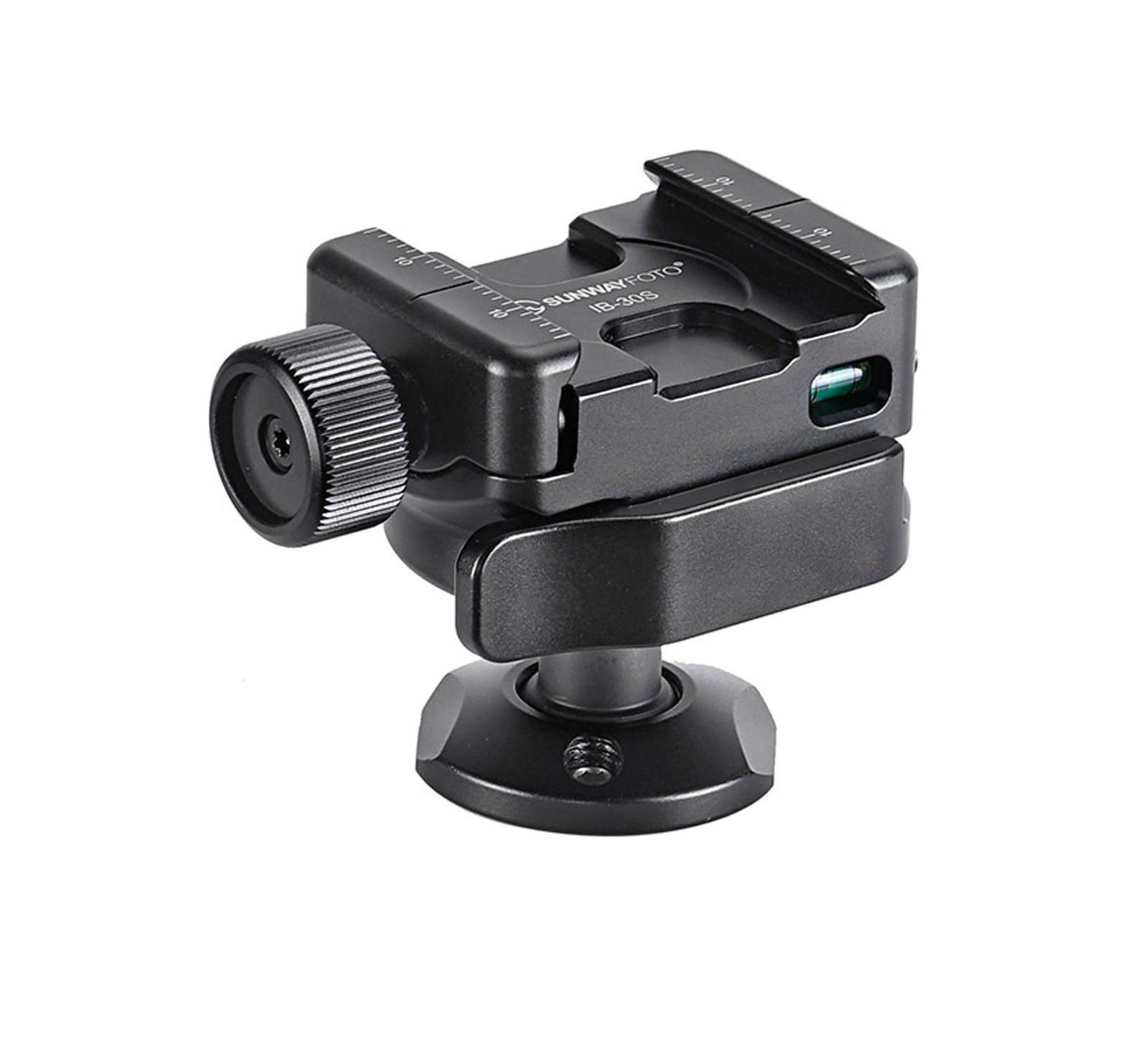 Sunwayfoto Ib-30S Low Profile Arca Quick-Release Ball Head for Standard Tripod Mounts