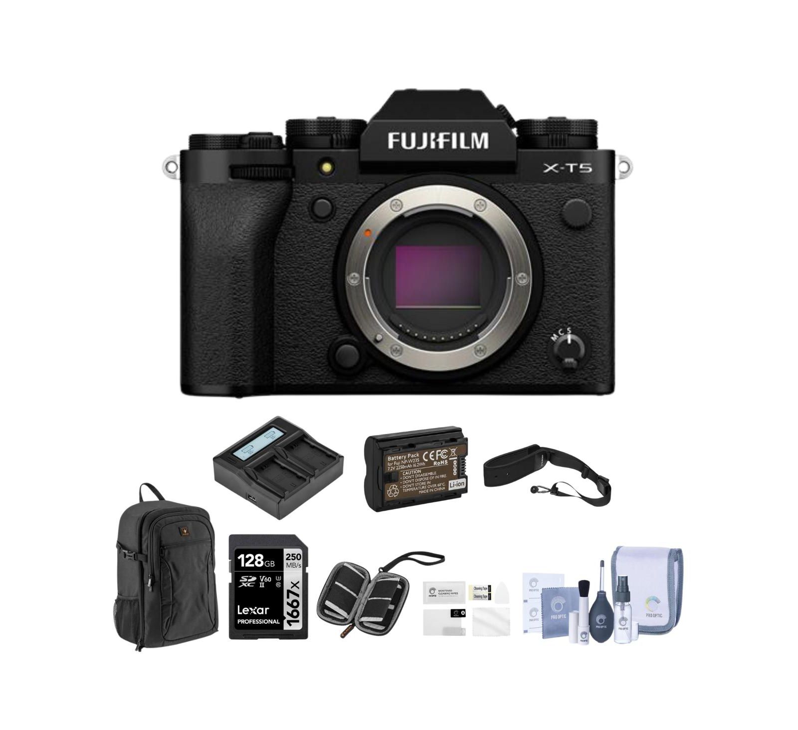 Fujifilm X-T5 40.2MP Mirrorless Camera with In-Body Image Stabilization