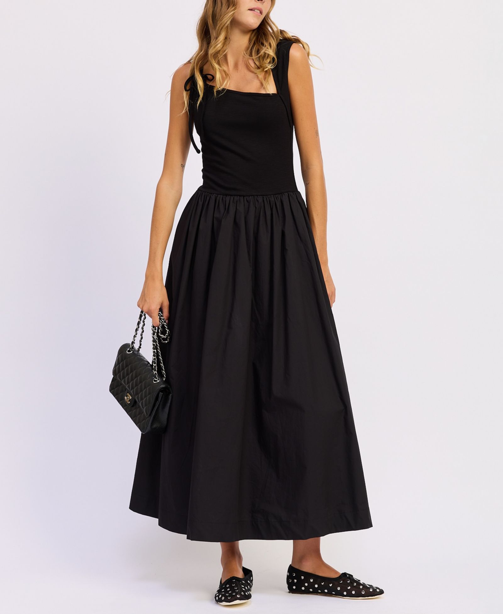 En Saison Женское платье макси Asymmetric Neck Sloane