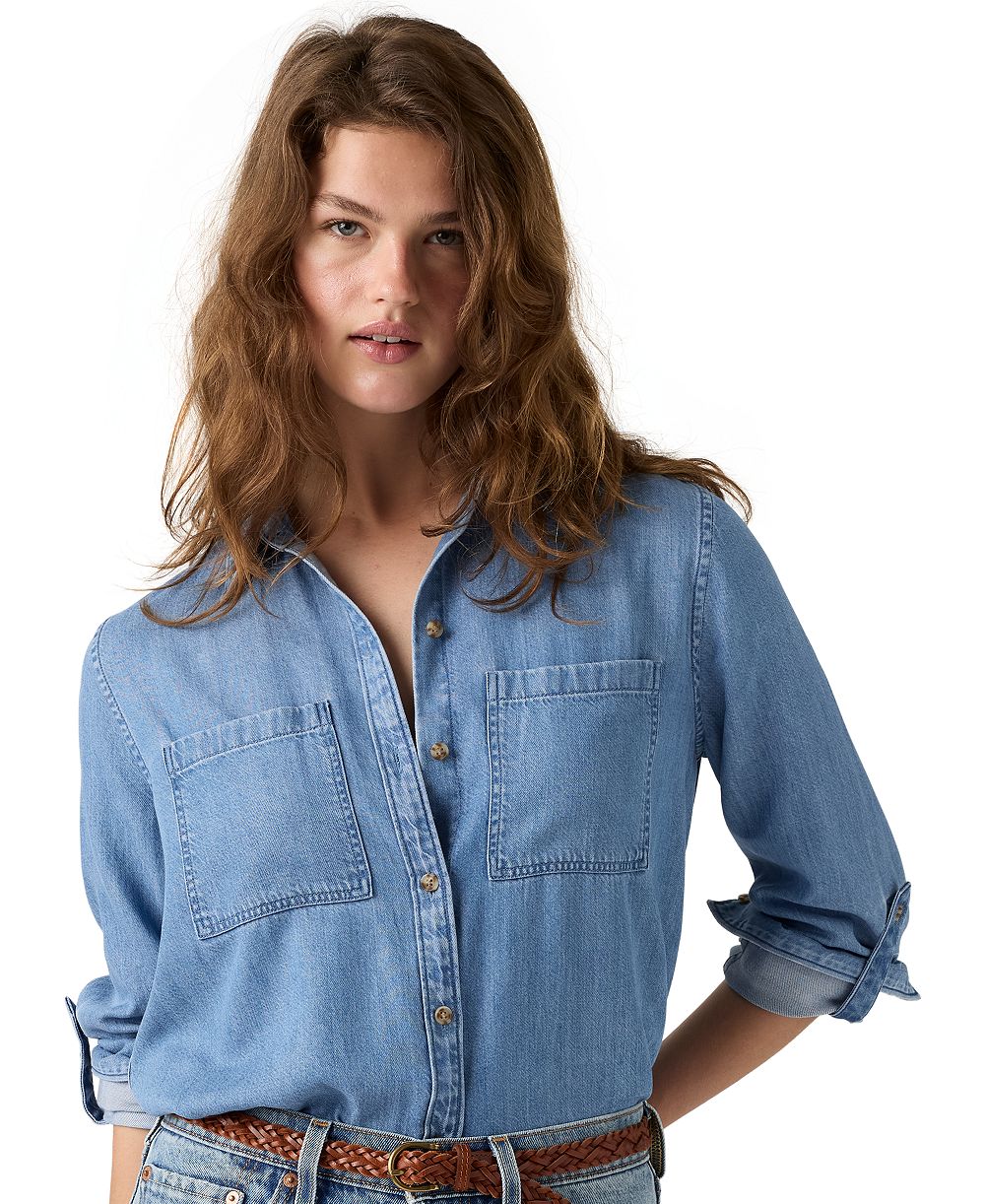 Женская джинсовая рубашка Levi's® Utility Long-Sleeve
