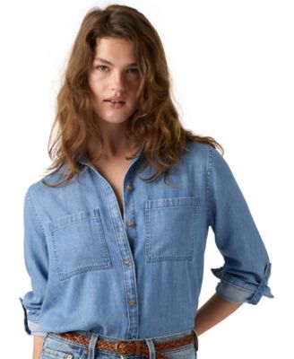 Женская джинсовая рубашка Levi's® Utility Long-Sleeve