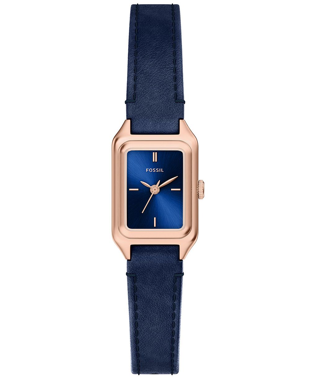 Fossil Women's Quartz Raquel Water-Resistant Leather Watch 18mm