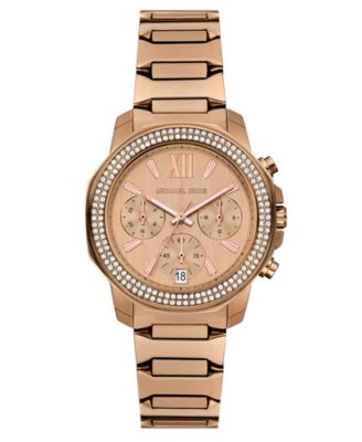 Michael Kors Women's Quartz Chronograph Prescott Stainless Steel Bracelet Watch 36mm