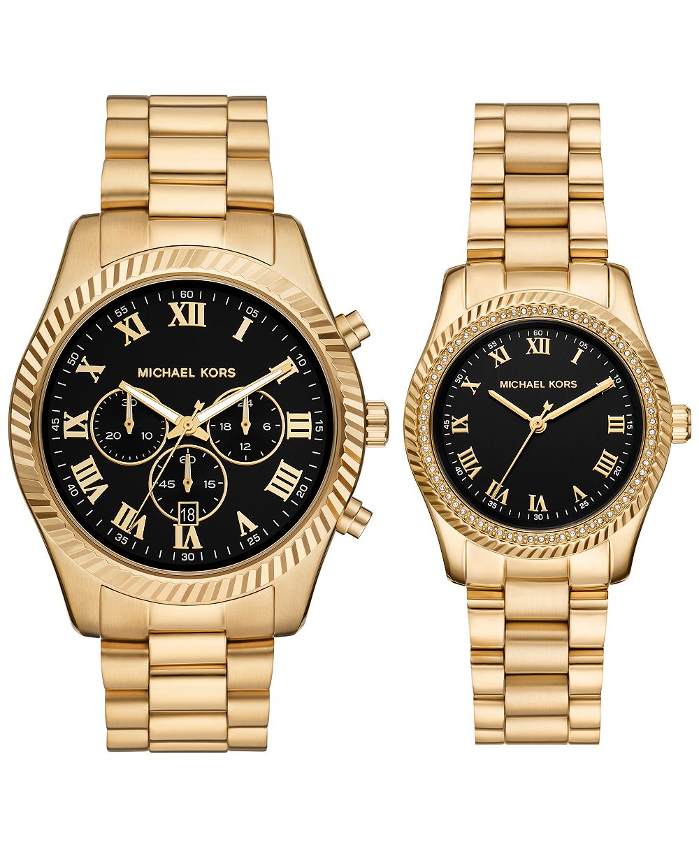 Michael Kors Quartz Chronograph Stainless Steel Bracelet Watch 36mm & 45mm