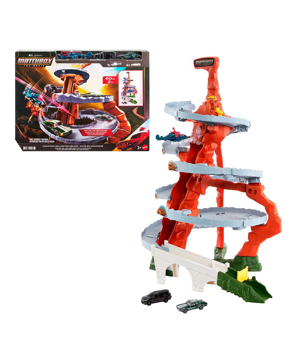 Matchbox набор для игр "Побег на вертолете" из фильма, масштаб 1:64, для детей от 3 лет