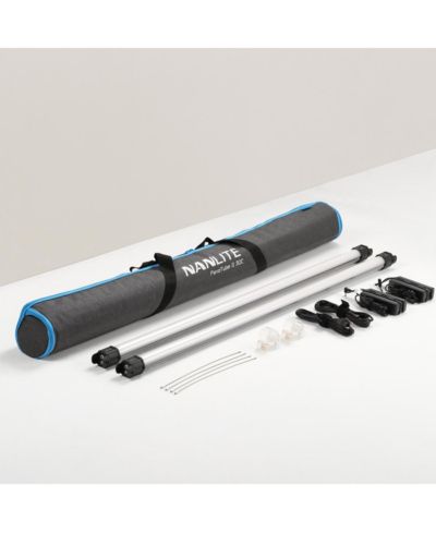 Светодиодная трубка Nanlite PavoTube II 30C, беспроводная, RGBWW, 4 фута, комплект из 2 светильников