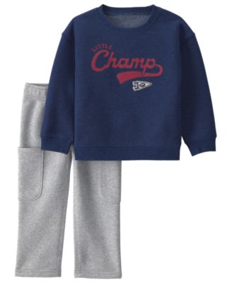 Carter's Детский комплект из свитшота и брюк Little Champ Football