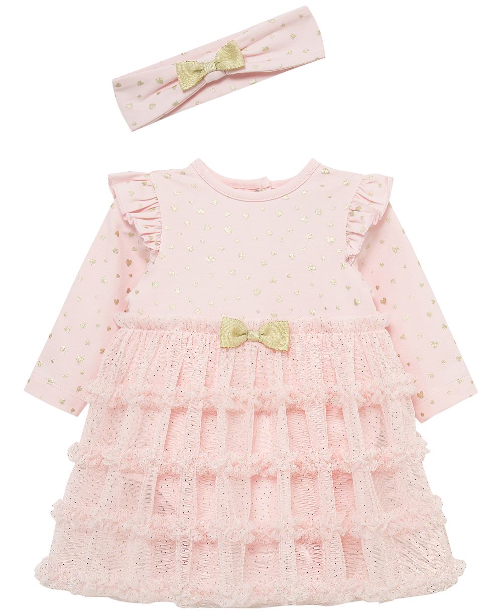 Little Me Детский комплект из платья-пачка и повязки на голову