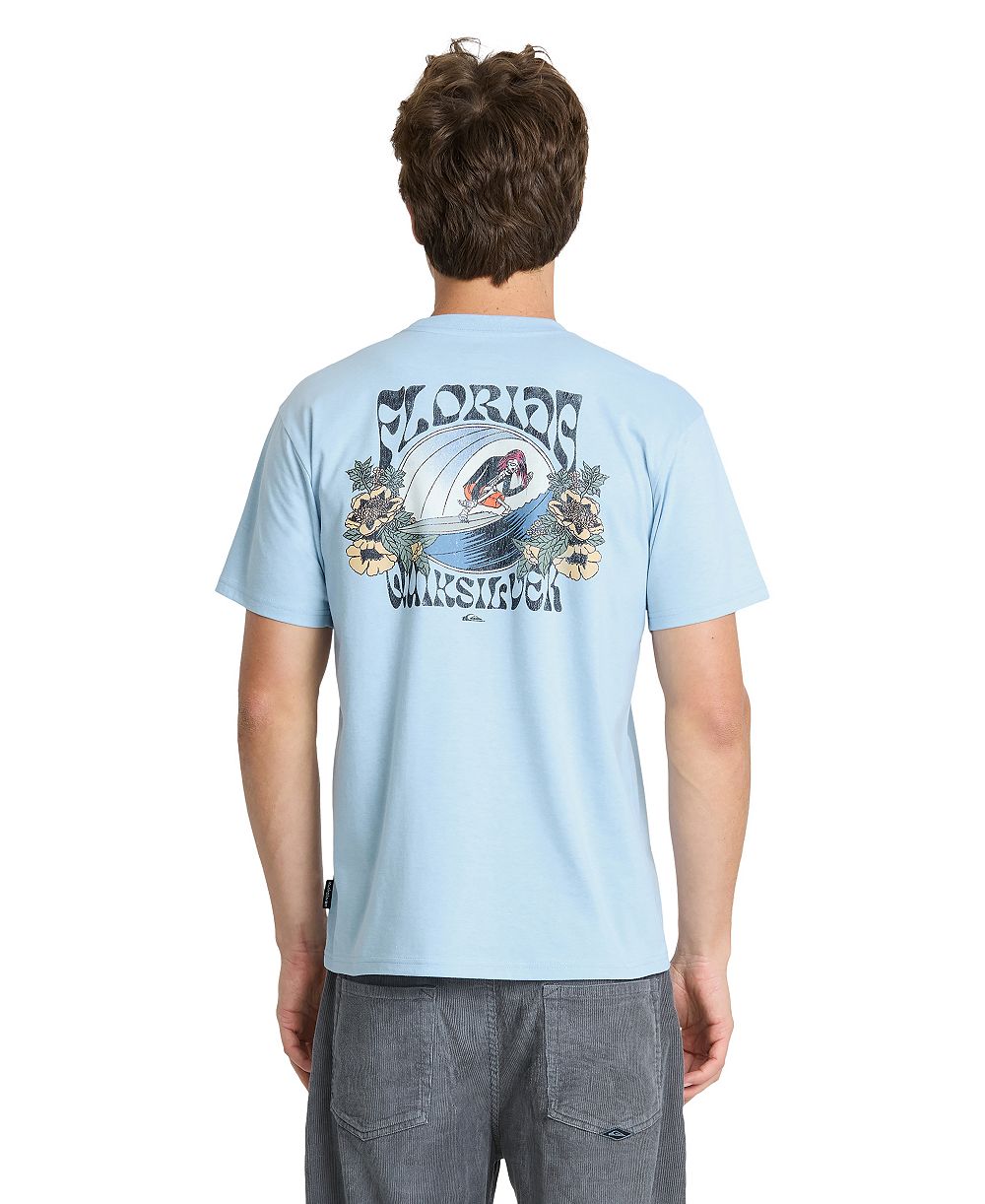 Мужская футболка Quiksilver Ringspun Cotton-Blend Crewneck