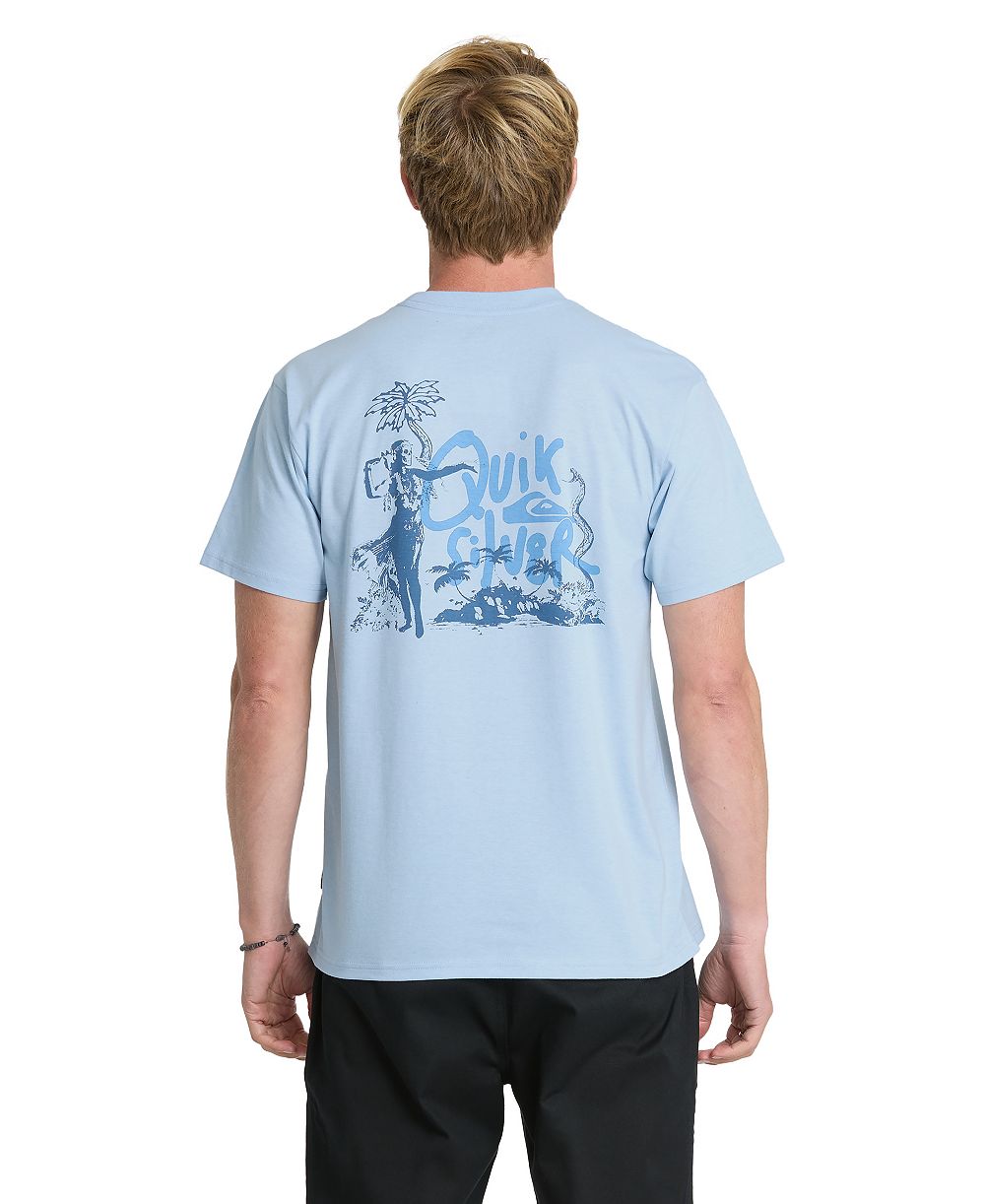 Quiksilver Men's Ringspun Cotton-Blend Crewneck T-Shirt