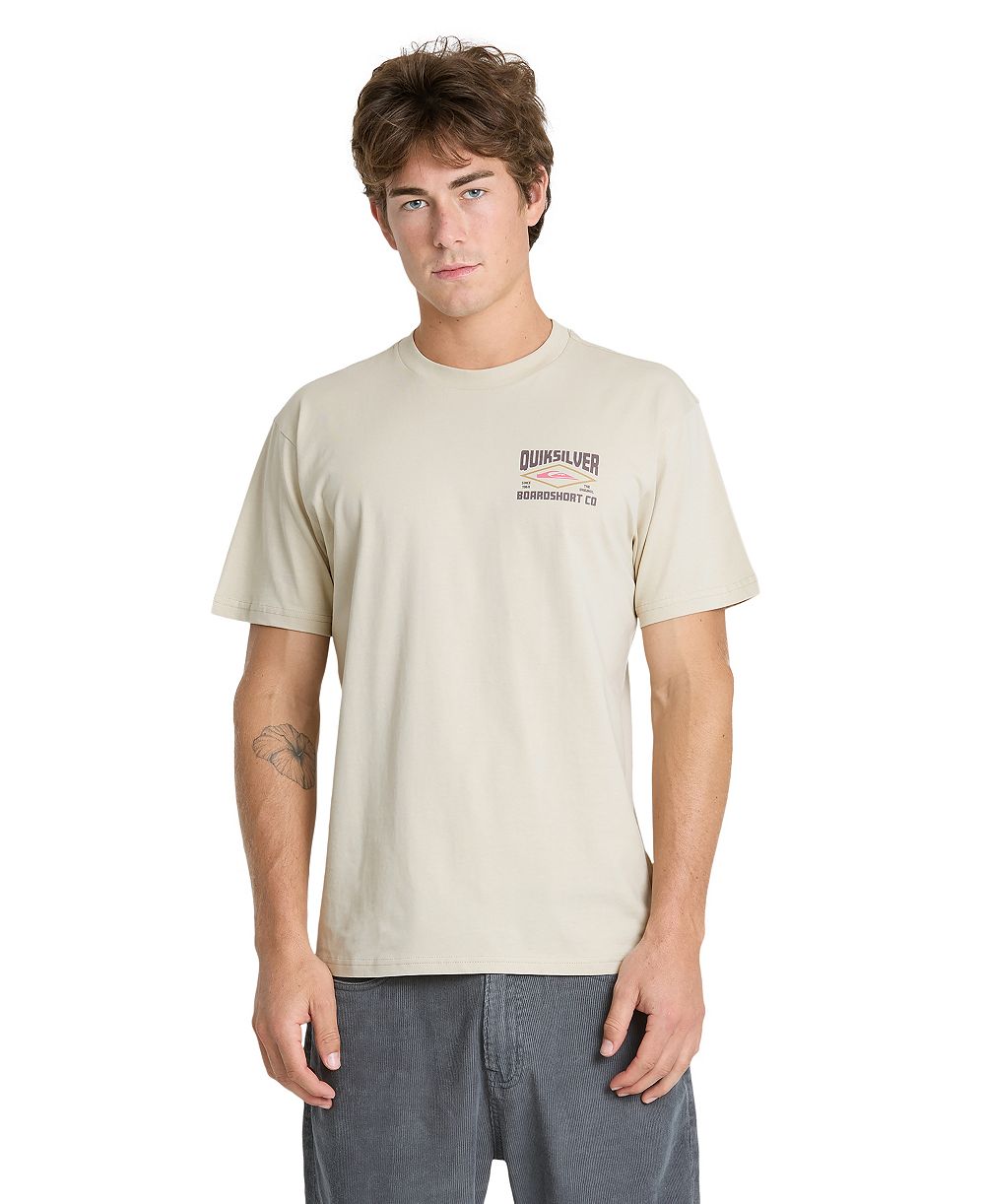 Quiksilver Men's Stay Diamond Graphic Crew Neck T-Shirt