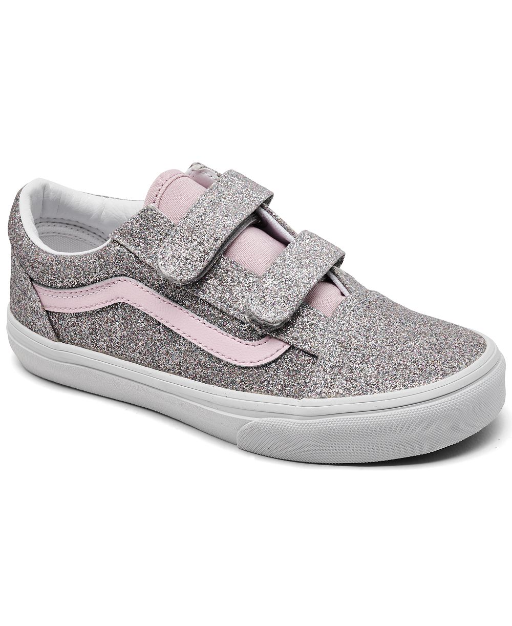 Vans Малышам и девочкам Old Skool V ретро-классические кроссовки с низким верхом