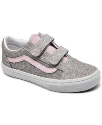 Vans Малышам и девочкам Old Skool V ретро-классические кроссовки с низким верхом