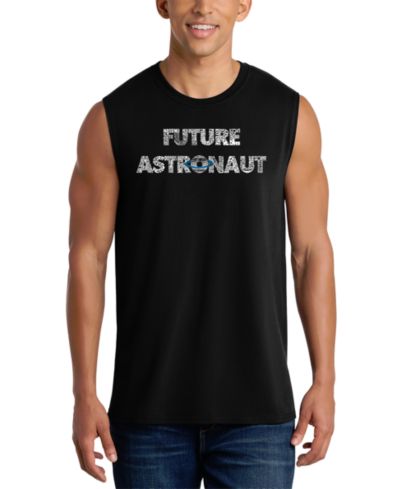 LA Pop Art Men's Future Astronaut Graphic Tank Top