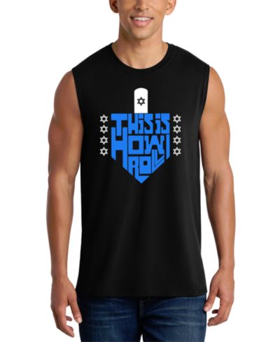 LA Pop Art Men's Music Is My Joy Graphic Tank Top