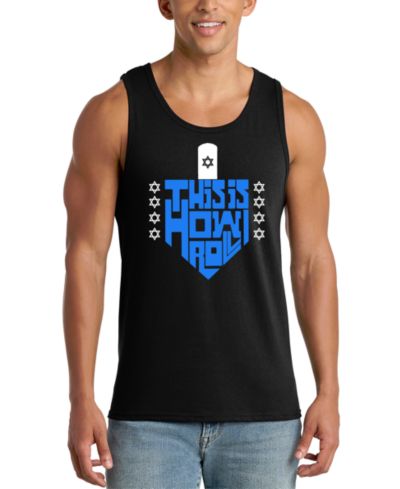 LA Pop Art Men's Amazing Word Art Tank Top