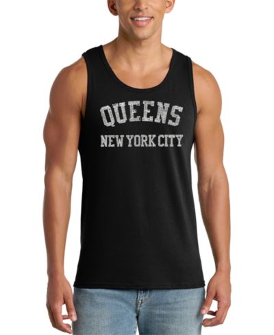 LA Pop Art Men's  Queens New York City Tank Top
