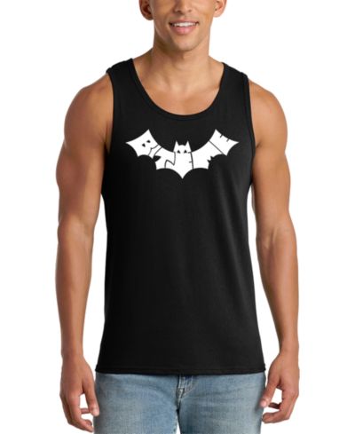 LA Pop Art Men's Bat Symbol Graphic Tank Top