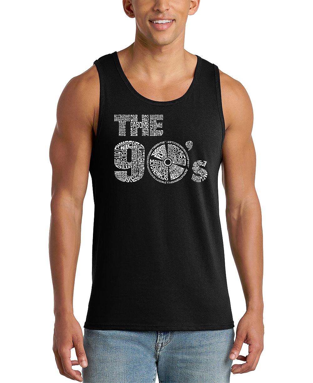 LA Pop Art Men's 90's Retro Graphic Tank Top