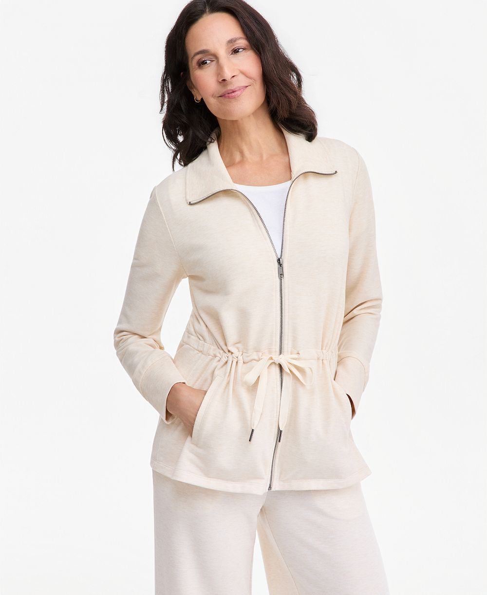 Женская куртка Style & Co с молнией из французской терри, эксклюзив Macy's