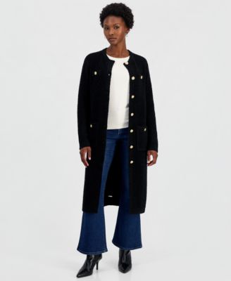 I.N.C. International Concepts Women's Long Bouclé Duster Cardigan, Macy's Exclusive