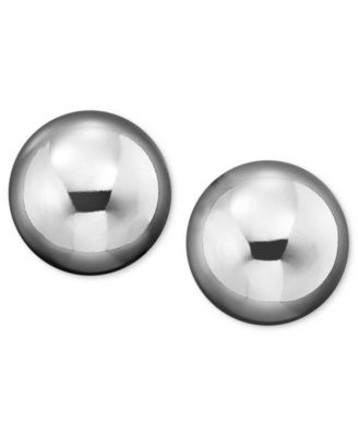 Серьги-гвоздики Gold Ball (10mm) 14k White, Yellow или Rose Gold