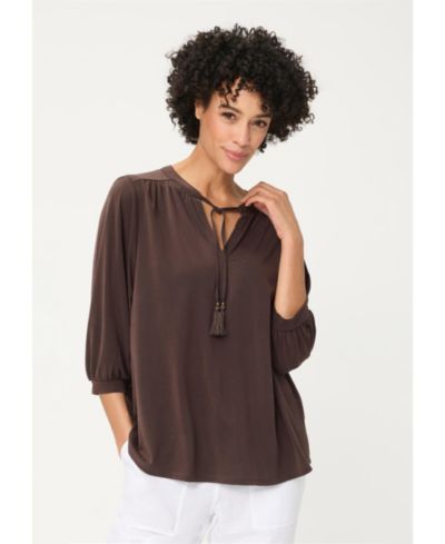 Olsen Women's Solid Tunic T-Shirt
