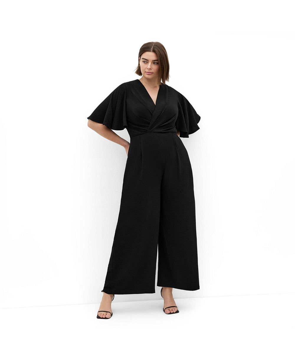 CITY CHIC Женский комбинезон Plus Size Braelynn V Neck