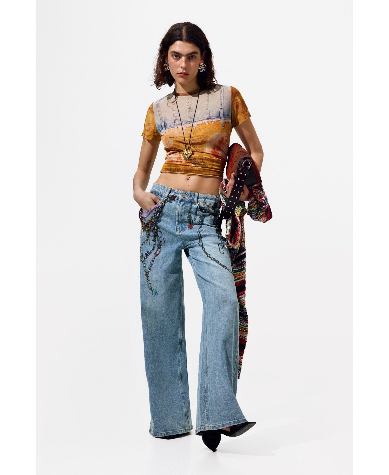 Desigual Women's Patchwork T-shirt