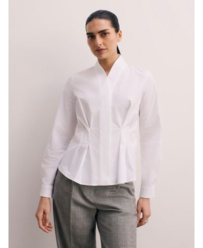 Женская блузка The Fold Avio Cotton