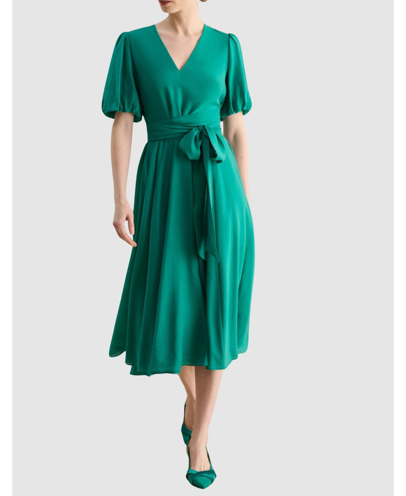 Женское миди-платье Hobbs London Barrington Tie Waist