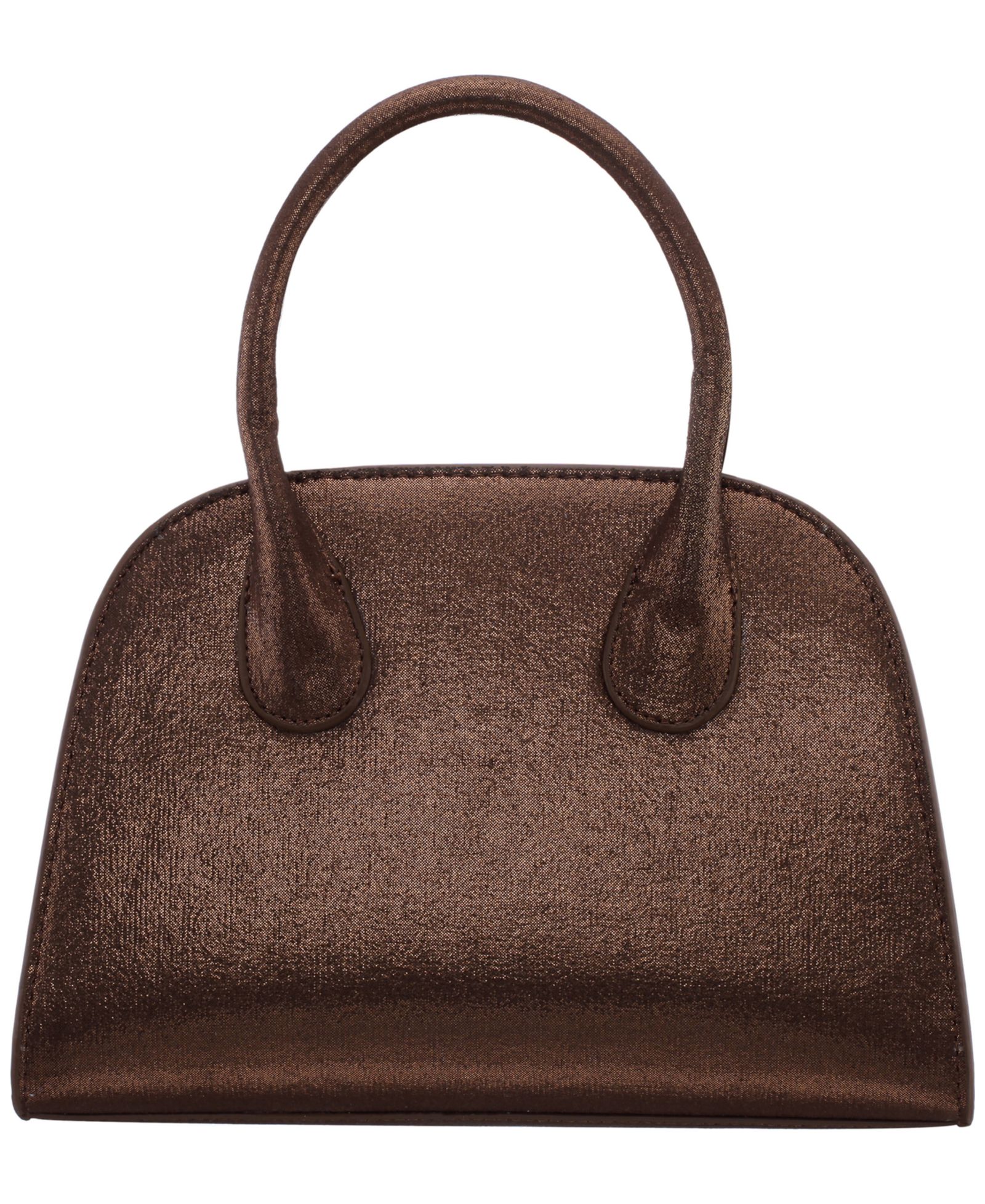 Nina Ainsley Metallic Small Bowling Shoulder Handbag