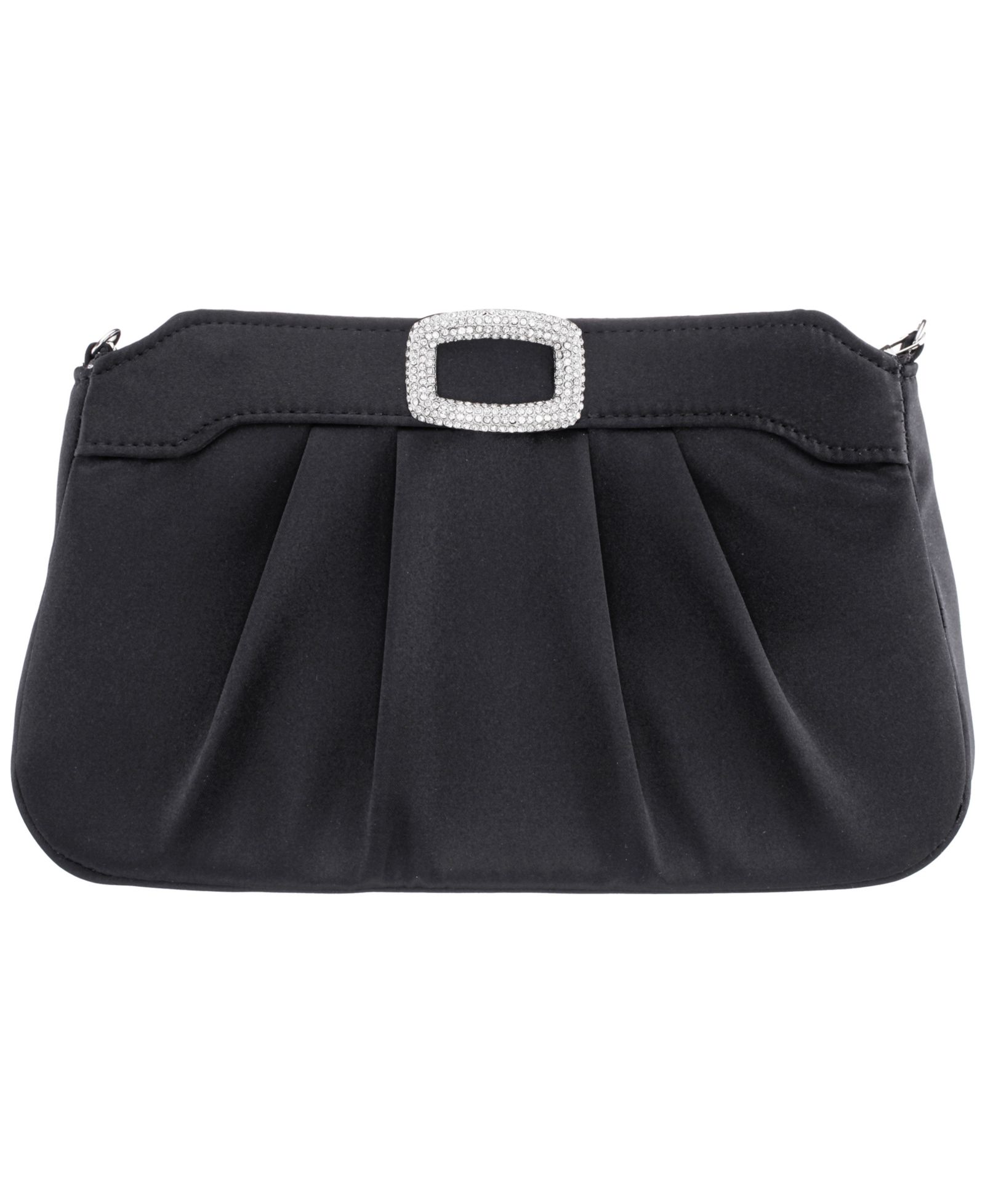 Nina Amy Crystal Buckle Ornament Zip-Top маленький клатч