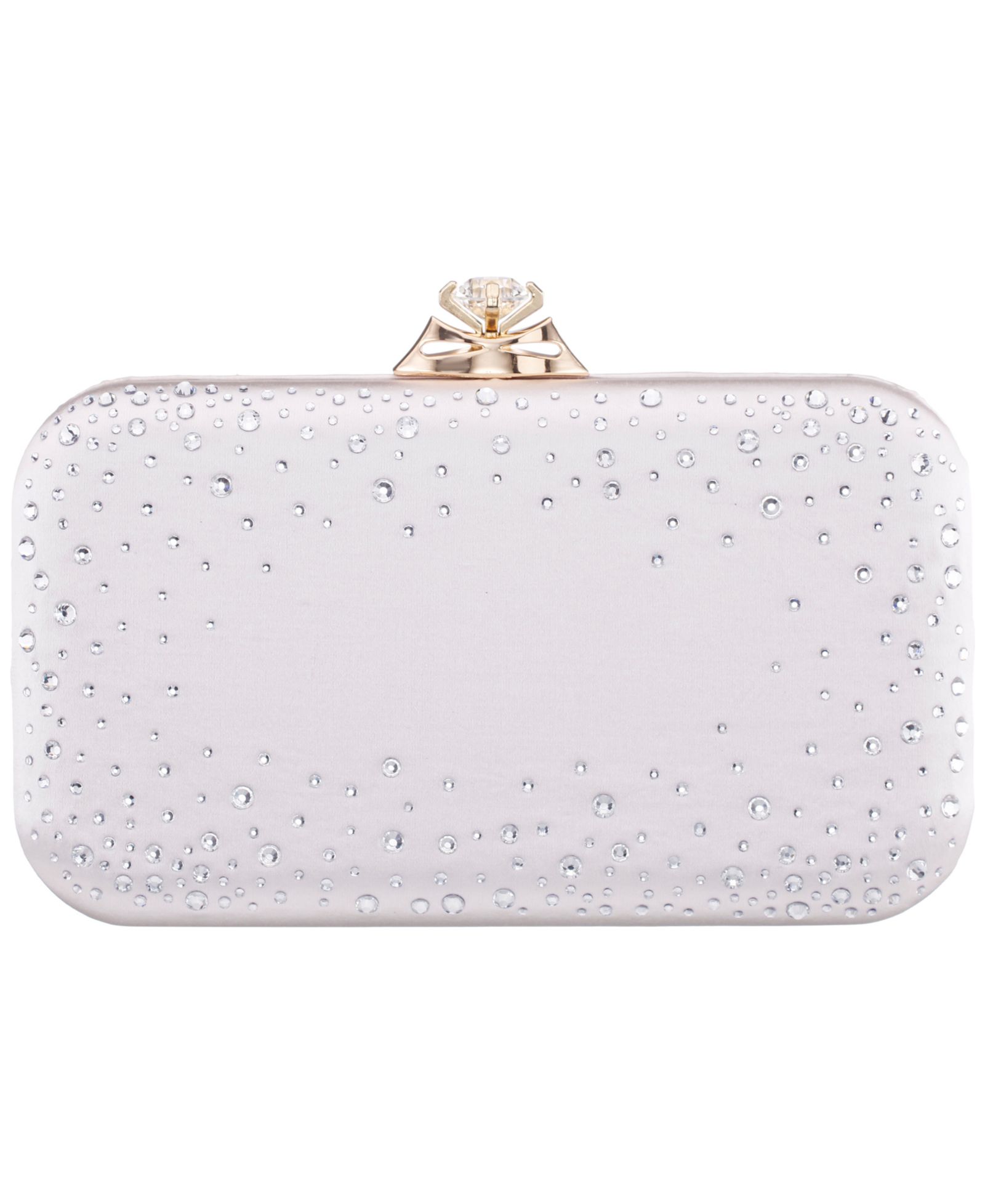 Nina Lindsay Scatter Crystal Minaudiere Small Clutch Handbag