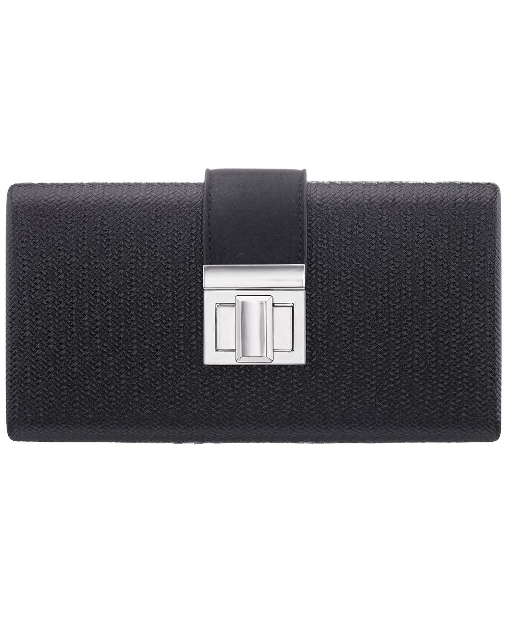 Маленькая сумка-клатч Nina Embossed Woven Presley Minaudiere