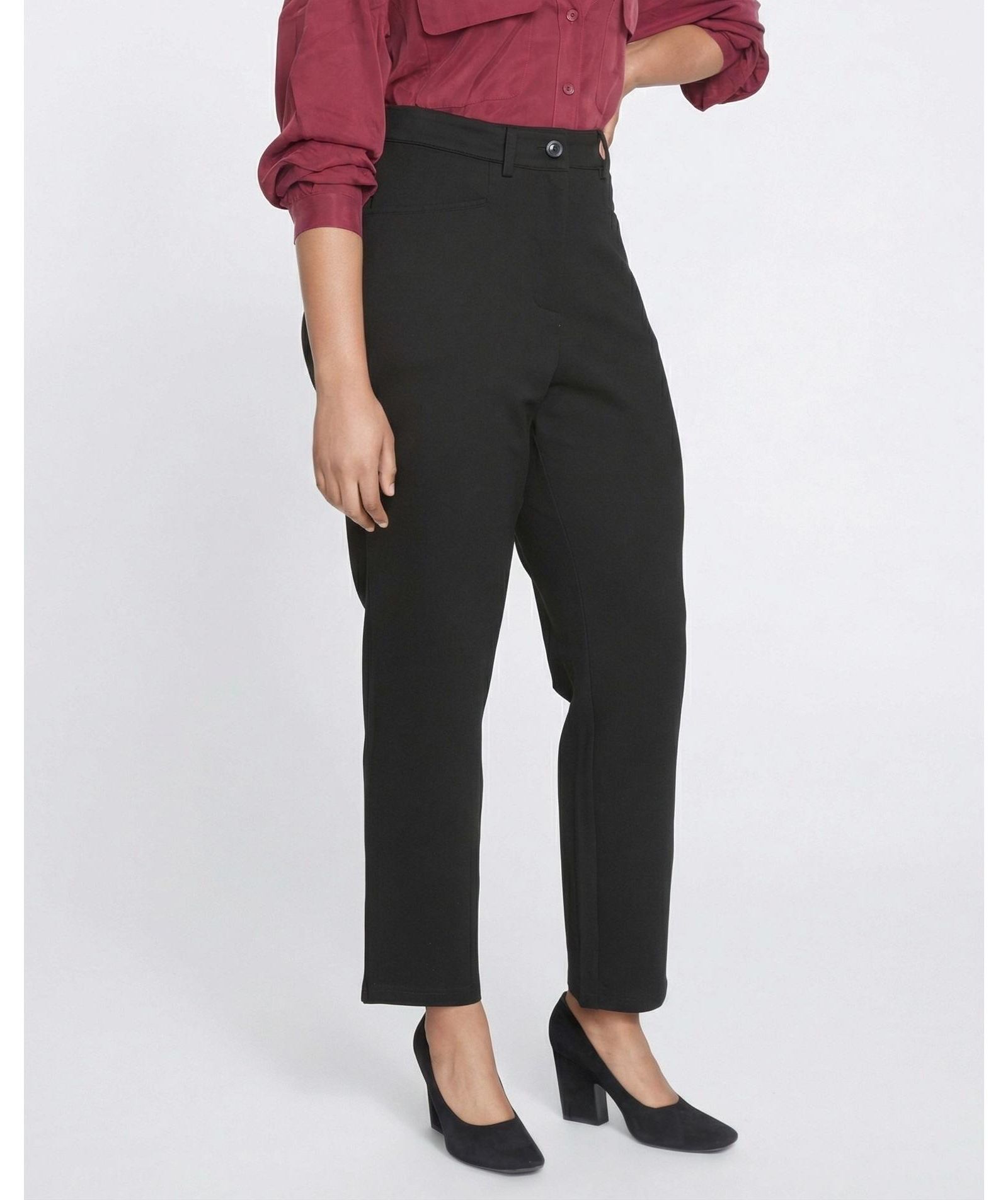 Брюки Universal Standard Plus Size Long Cigarette Ponte