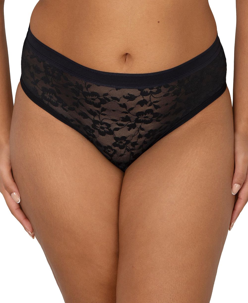 Curvy Couture Женские трусики lace high cut