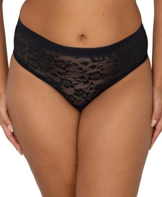 Curvy Couture Женские трусики lace high cut