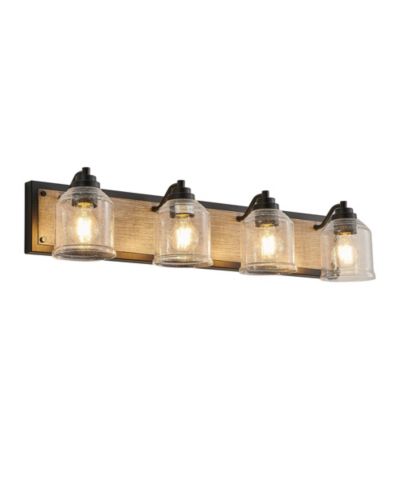 Светильник BUSDAYS 32 Inch Farmhouse Vanity Light Fixture 4 Light Bathroom Wall Sconce