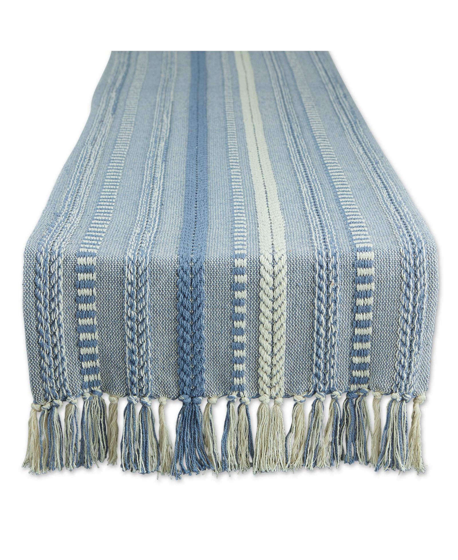 Дорожка на стол Design Imports Braided Stripe Textured Table Runner 15" x 72"