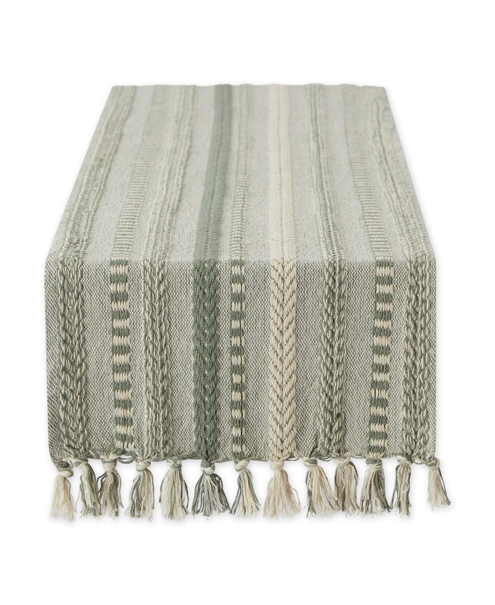 Дорожка на стол Design Imports Braided Stripe Textured, 15" x 72"
