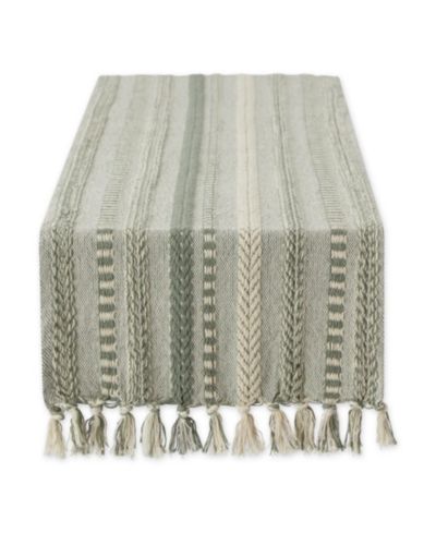 Дорожка на стол Design Imports Braided Stripe Textured, 15" x 72"