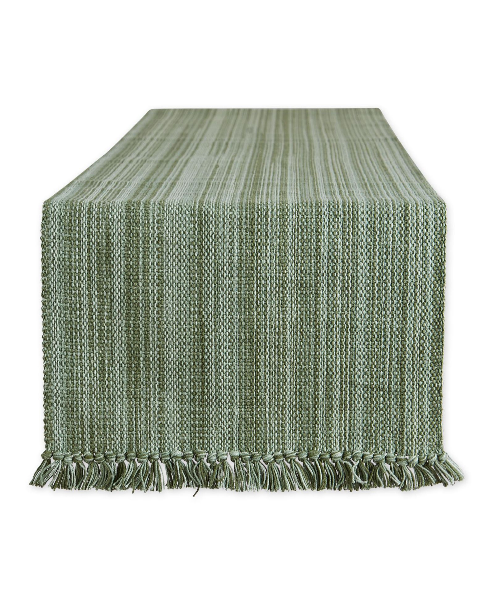 Design Imports Variegated Fringe Table Runner, 13" x 72"