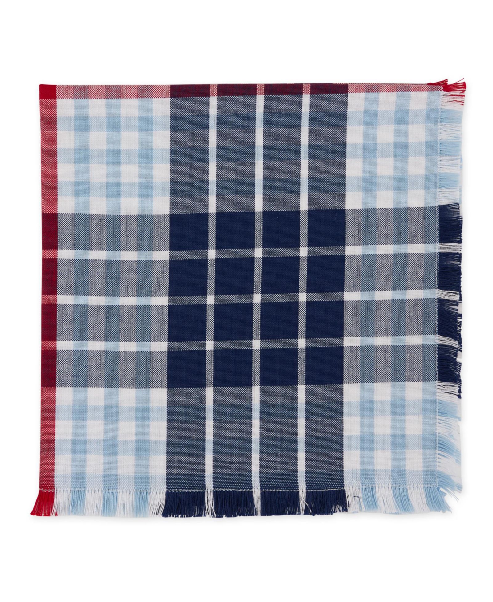 Набор салфеток Design Imports Liberty Plaid Fringed 4 шт.