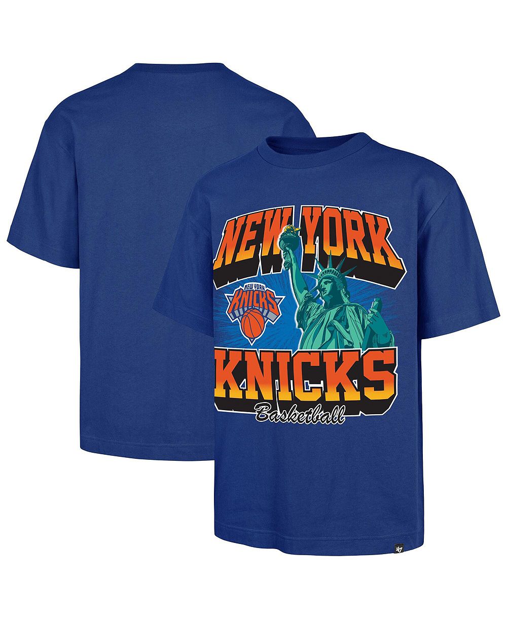 '47 Brand Мужская синяя футболка New York Knicks Regional Franklin