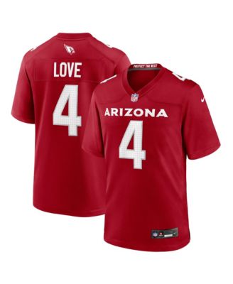 Мужская игровая джерси Nike Arizona Cardinals Jeremiyah Love в кардиналовом цвете