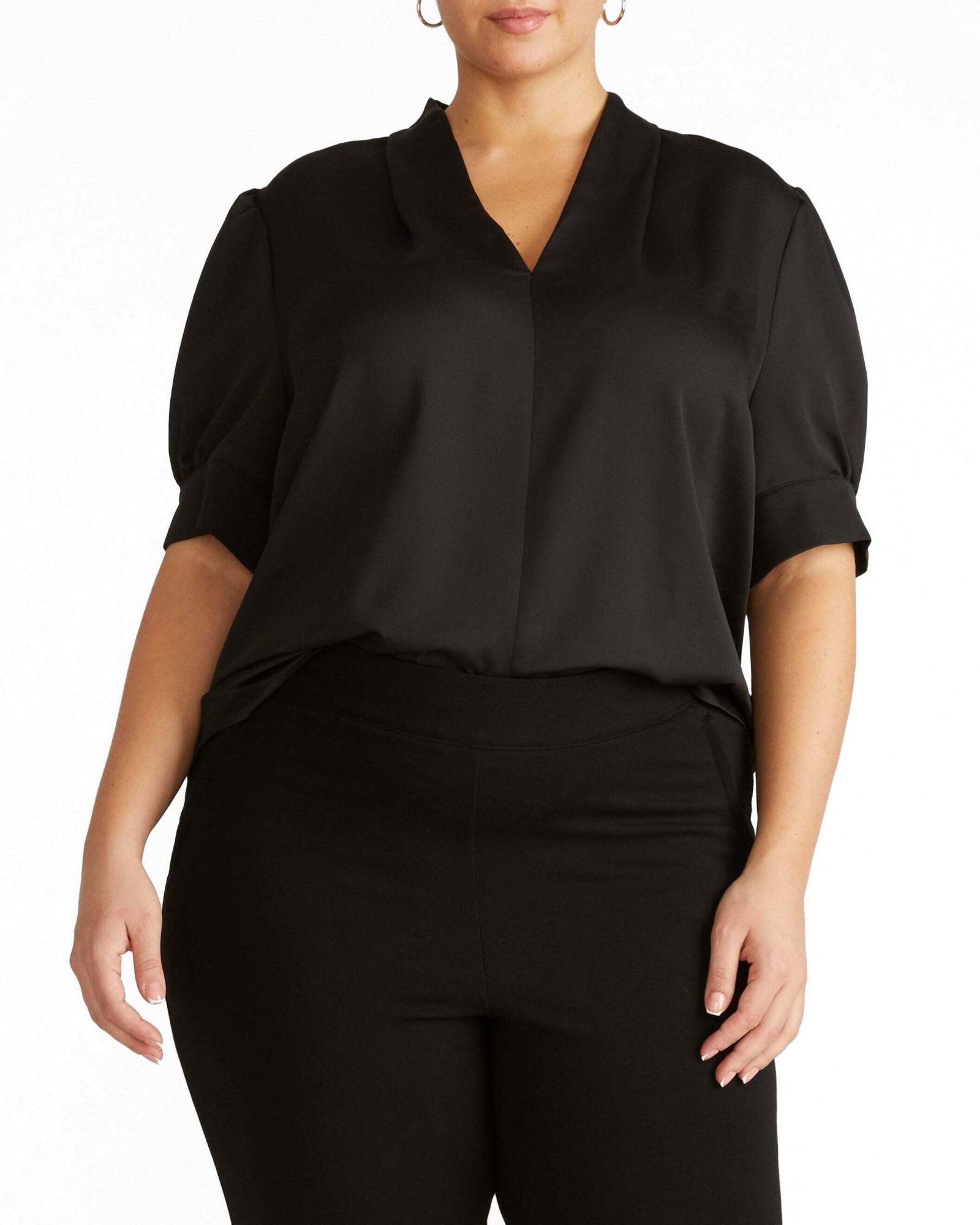 Universal Standard Plus Size Beatrice Soft Satin Top